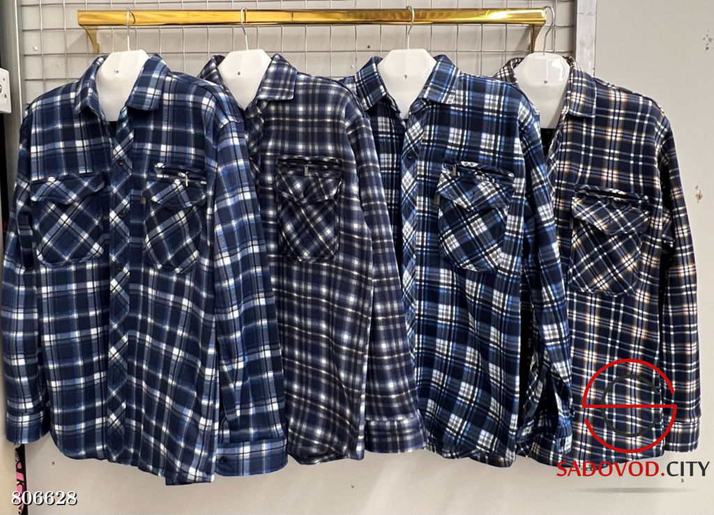 Рубашка для мужчин с начесом внутри