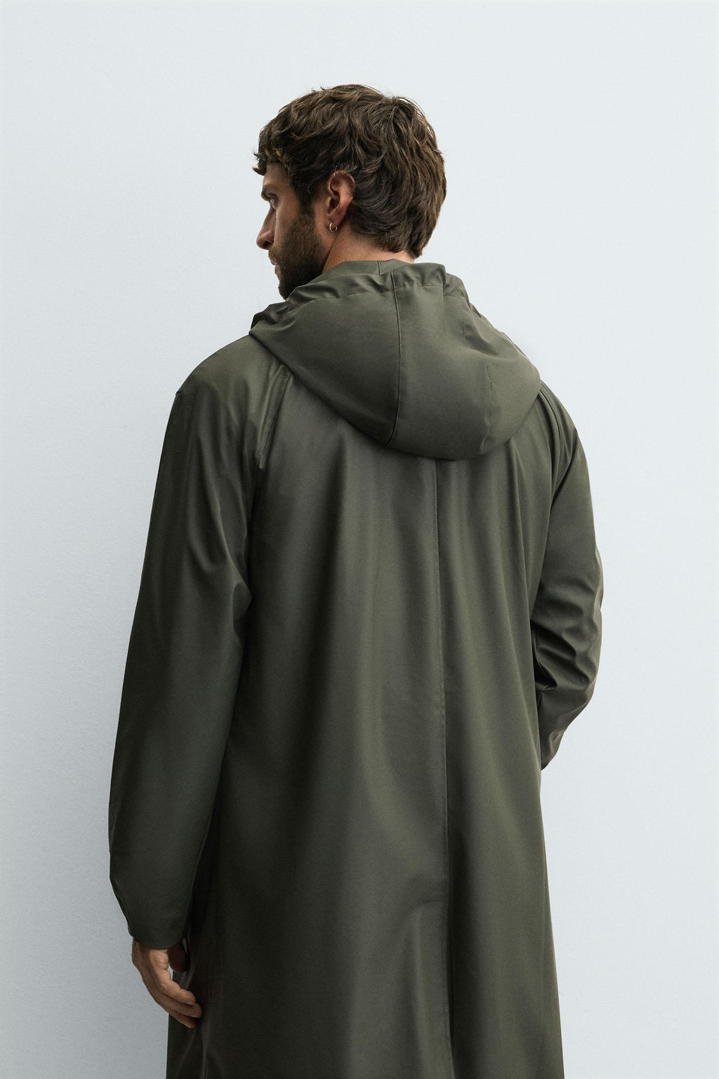 RUBBERISED HOODIE PARKA