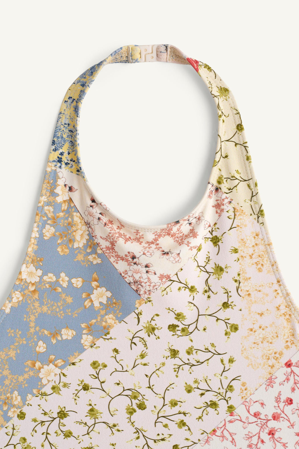 BA?ADOR PATCHWORK CUELLO HALTER LIMITED EDITION / Crudo / Vigor? - Zara фото 5