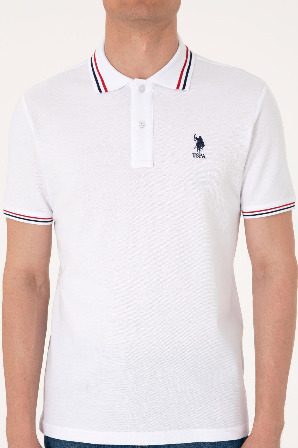 Erkek Beyaz Basic Ti__rt Sepette S_rpriz _ndirim - U.s. polo assn фото 6