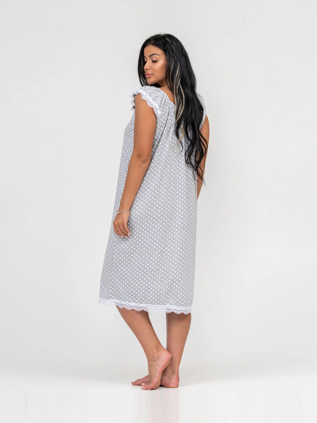 Ночная сорочка женская, цвет серый