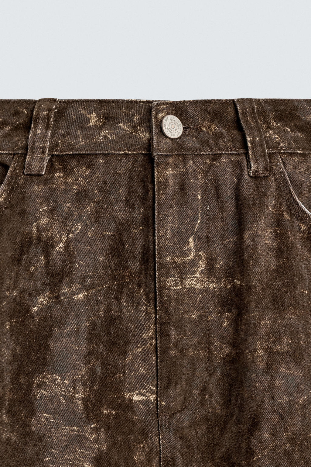 ABSTRACT PRINT CARPENTER TROUSERS - Zara фото 3