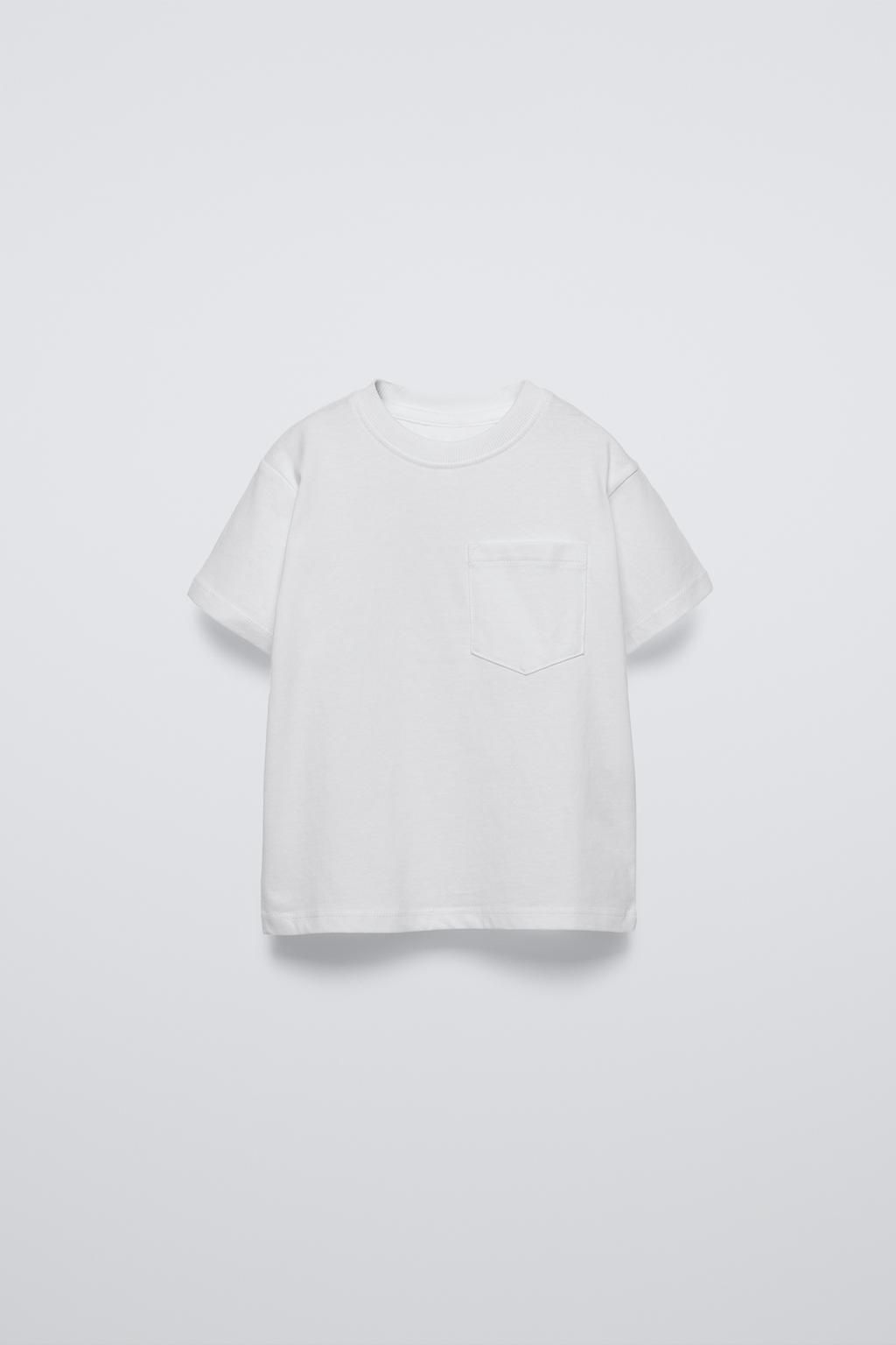 PLAIN T-SHIRT WITH POCKET - Zara фото 3