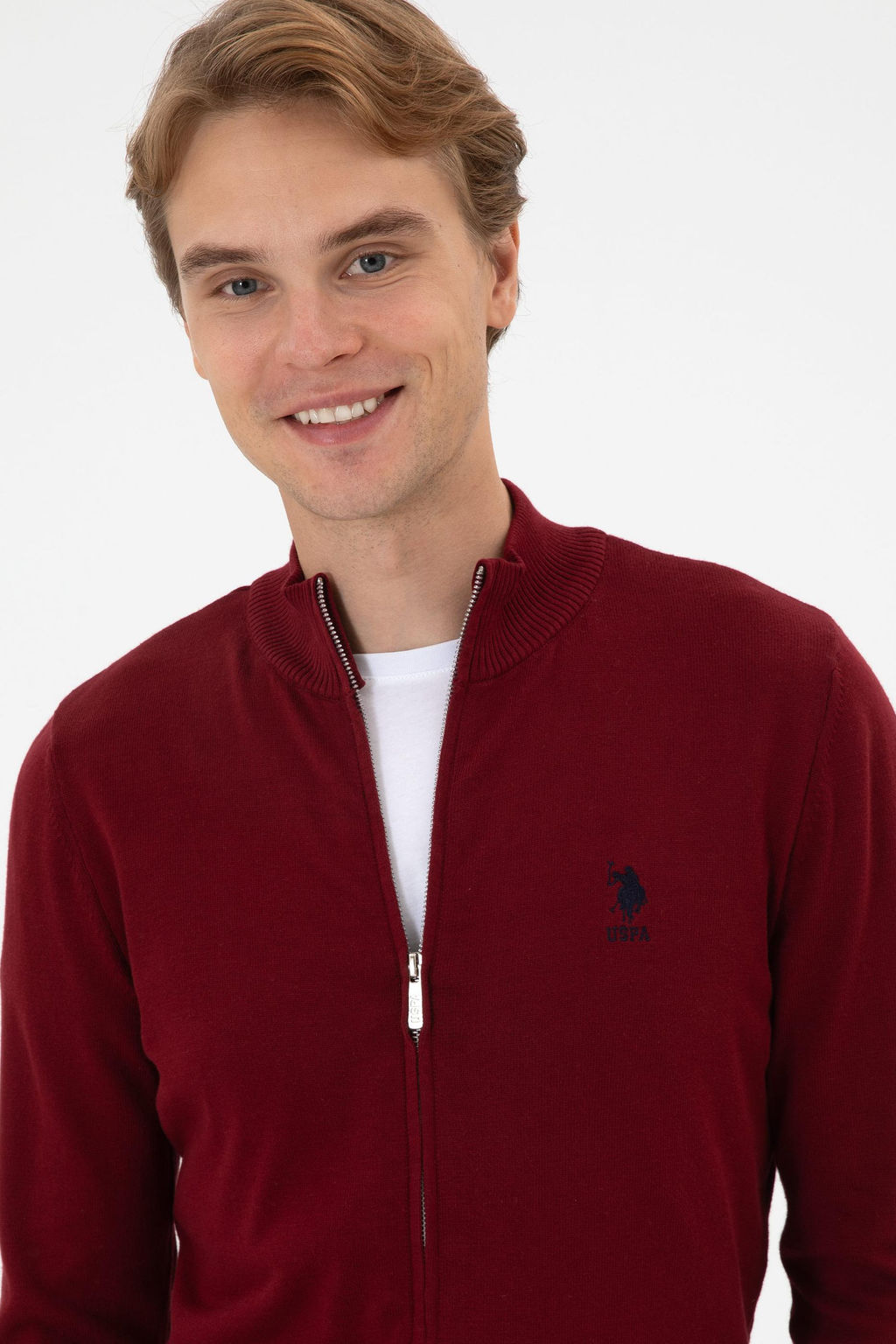 Erkek Bordo Basic Triko H_rka Sepette S_rpriz _ndirim - U.s. polo assn фото 9