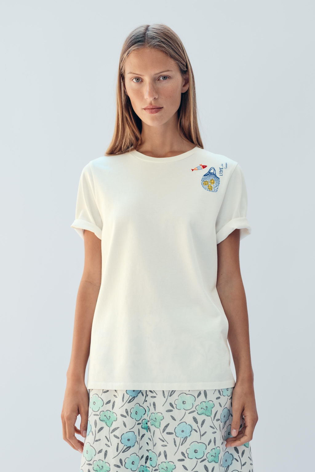 CAMISETA BORDADO DELANTERO LIMITED EDITION / Crudo - Zara фото 2
