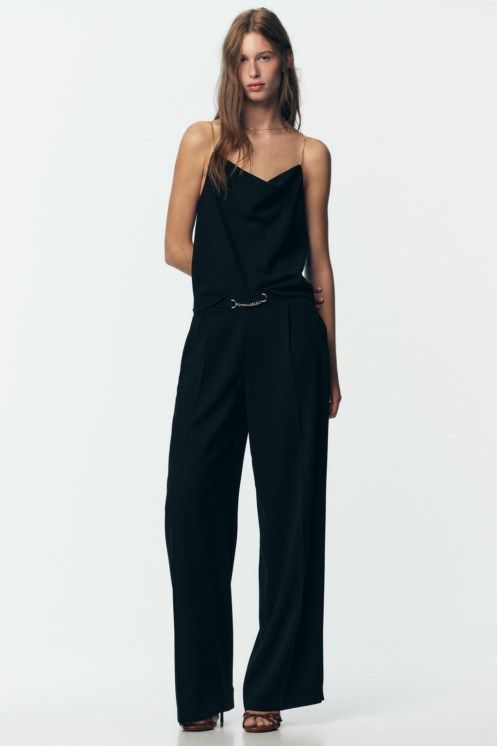 CHAIN STRAP CAMISOLE TOP - Zara фото 9
