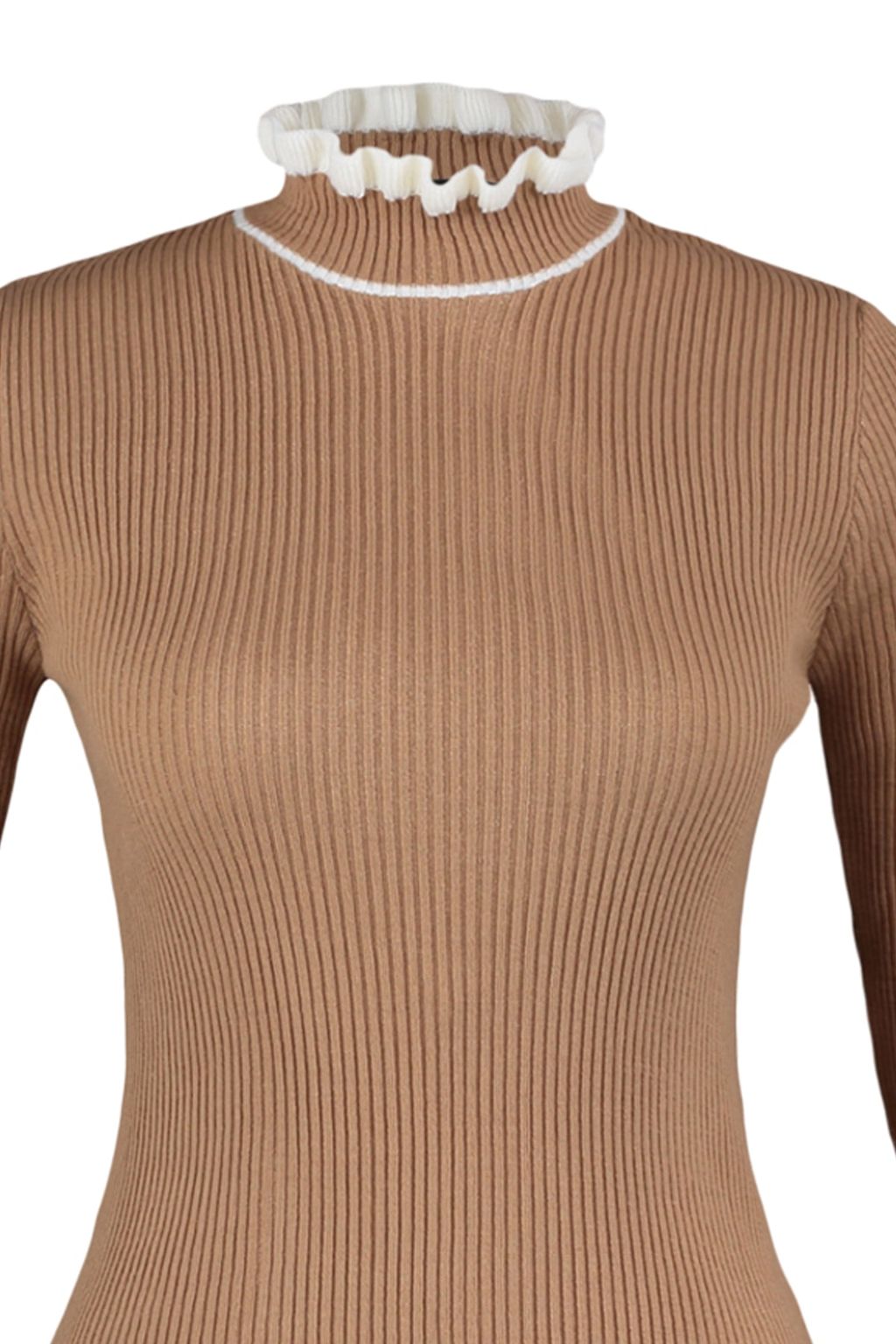 Tas Renk Bloklu Triko Kazak TWOAW22KZ1250 - Trendyolmilla фото 15