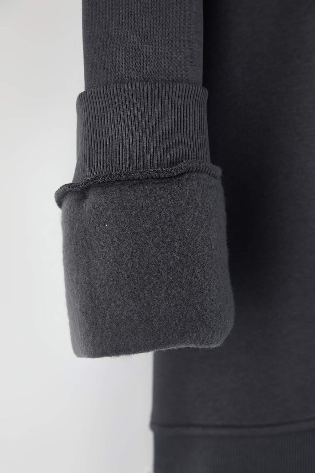 TRENDYOL MAN Kahverengi Buyuk Beden Oversize/Genis Kesim Ici Polar/S?cak Tutan Sweatshirt TMNAW24AO00025 - Trendyolmilla фото 9