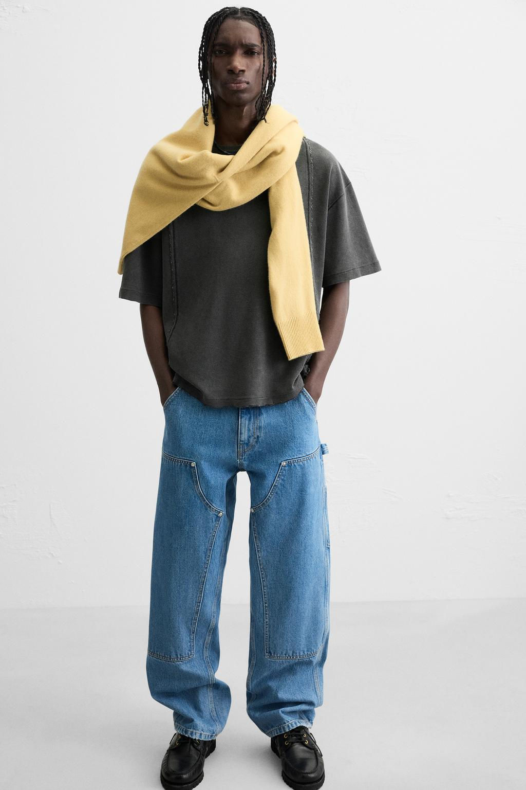 WASHED KNIT T-SHIRT - Zara фото 5