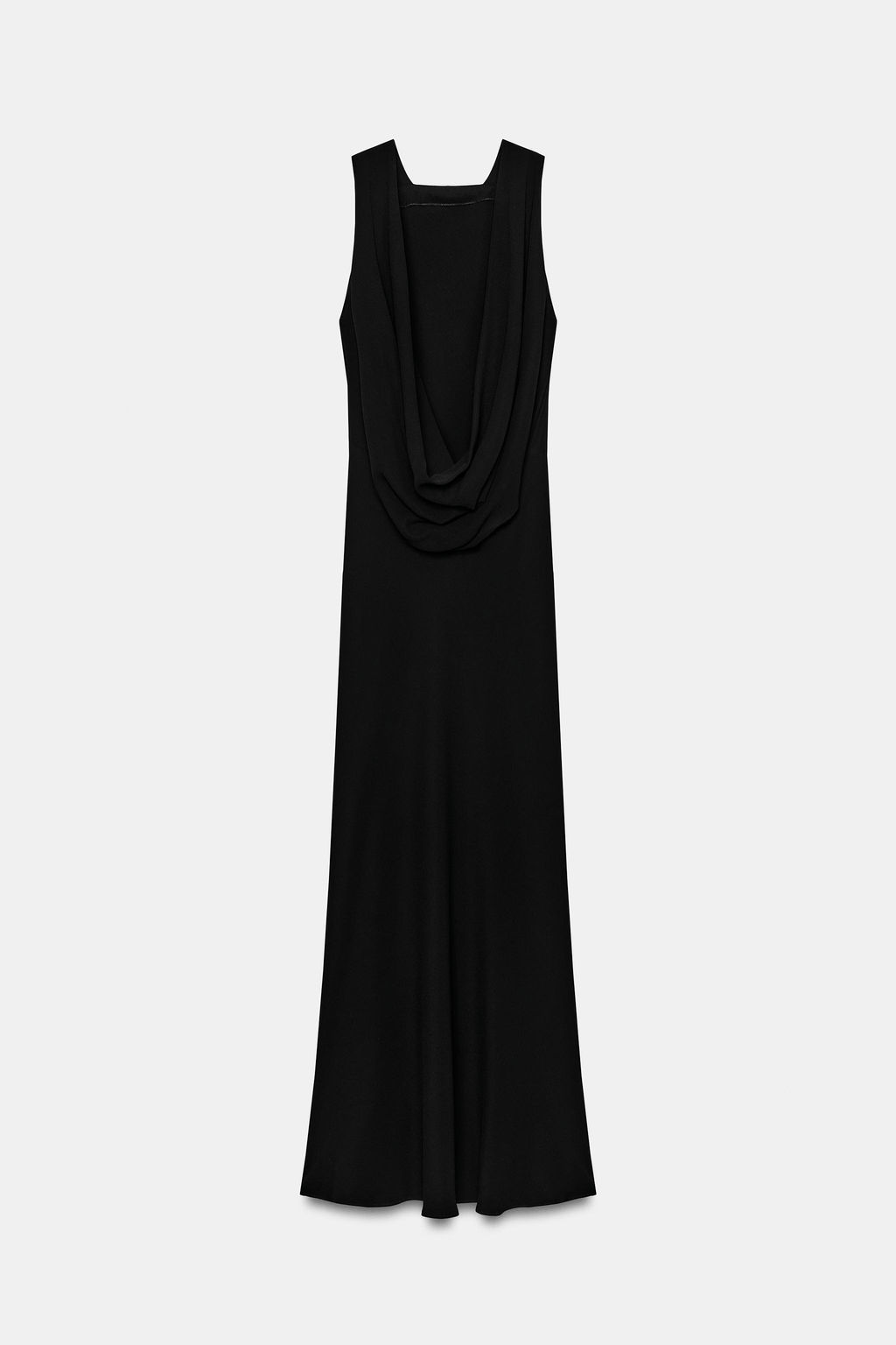 VESTIDO MIDI DRAPEADO ZW COLLECTION / Negro - Zara фото 4