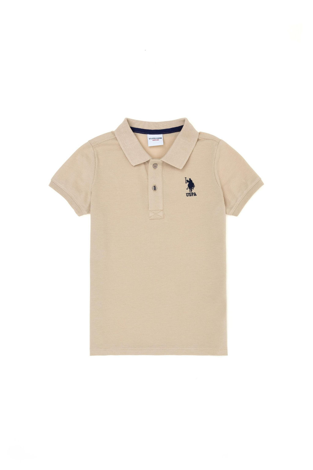 U. S. Polo Assn Базовая футболка с воротником-поло Stone для мальчиков