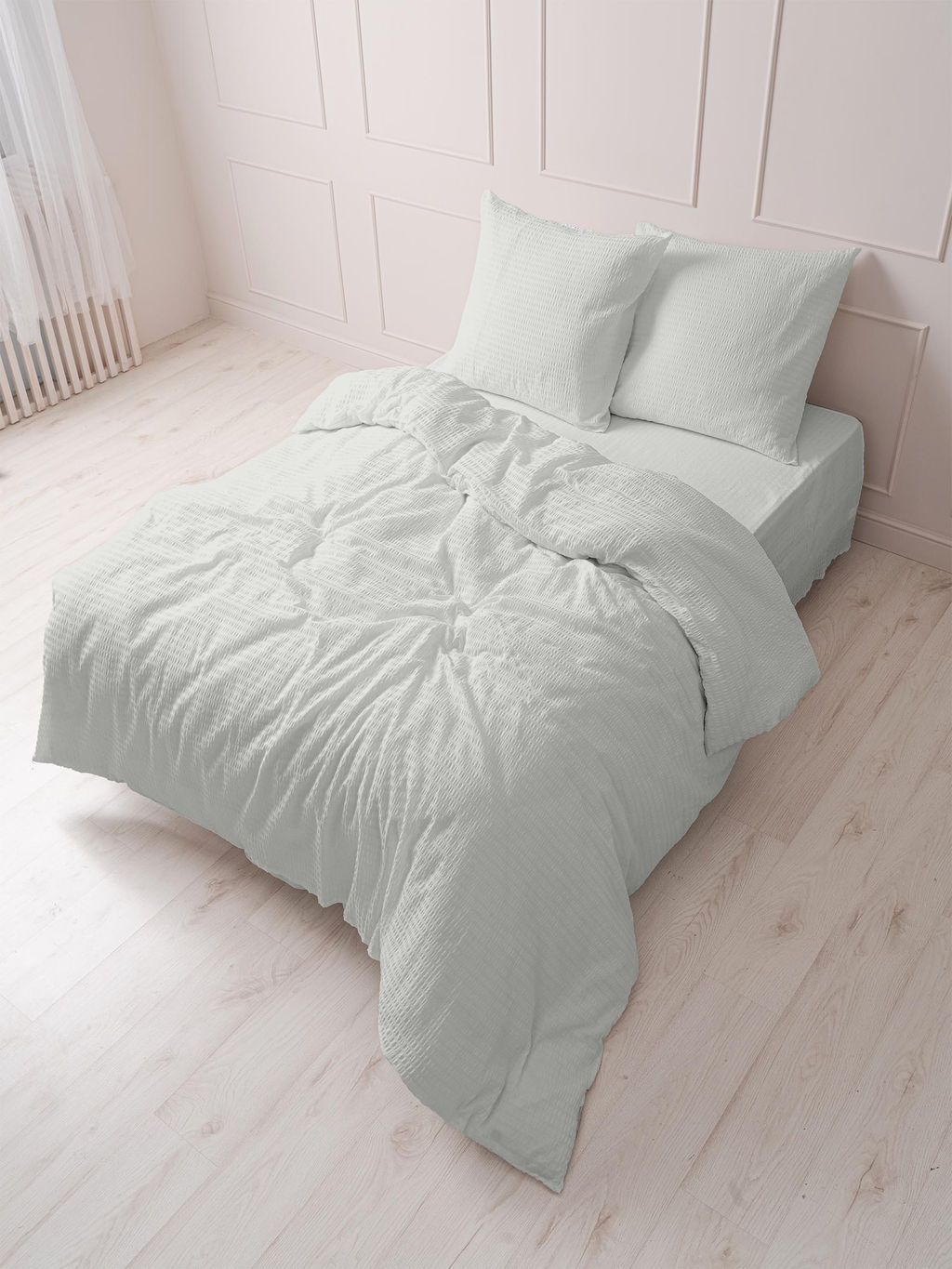 КПБ Мастерская снов Гофре 19700 платина/1,5сп - Шуйские ситцы фото 8