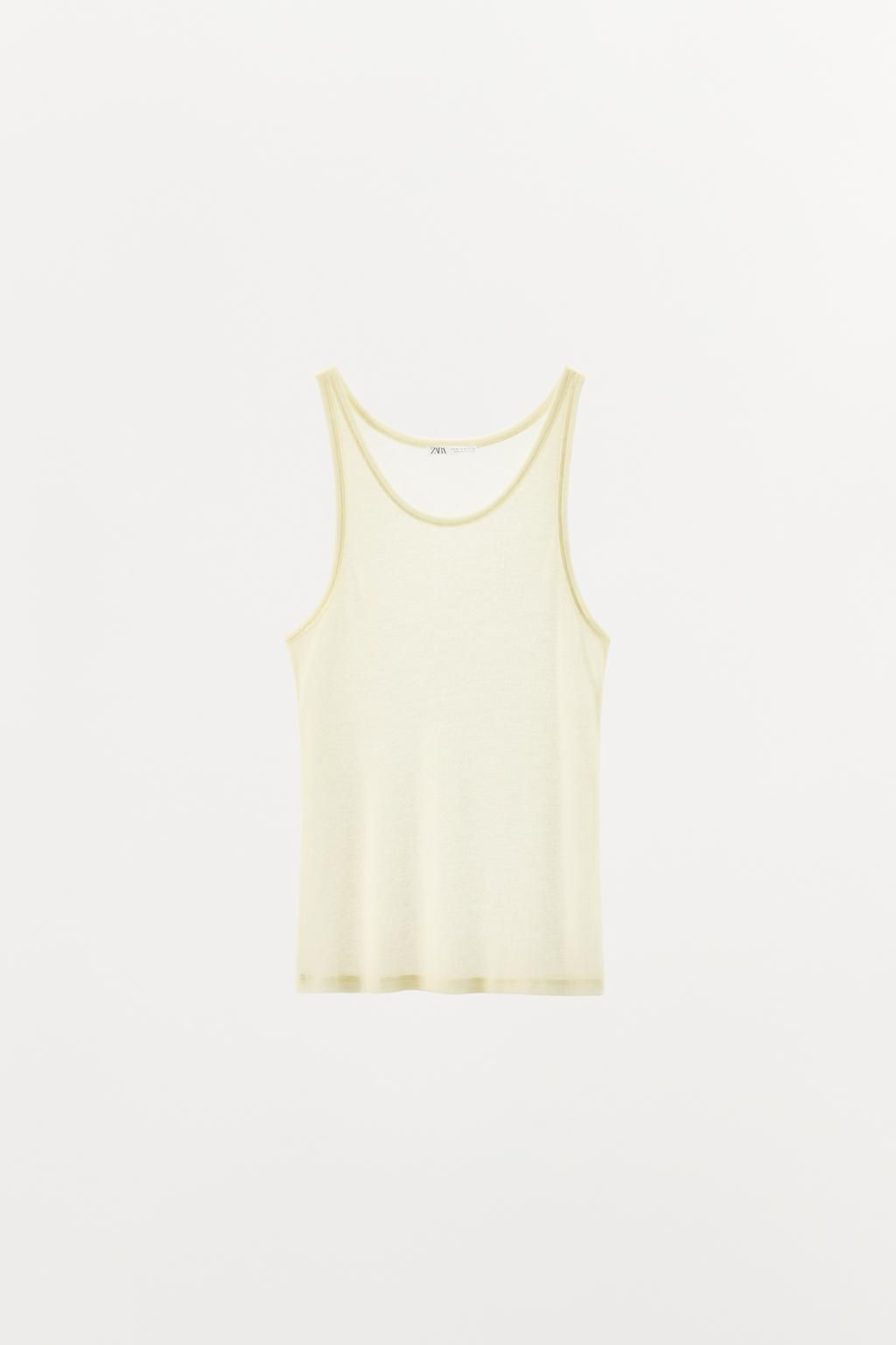 COTTON STRAPPY TOP - Zara фото 7