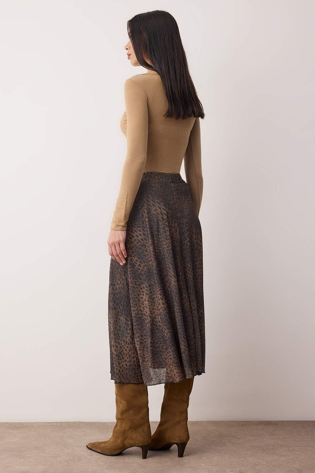 Cok Renkli Animal Skater Bask?l? Kopuk Esnek Orme Etek TWOAW26ET00154 - Trendyolmilla фото 4