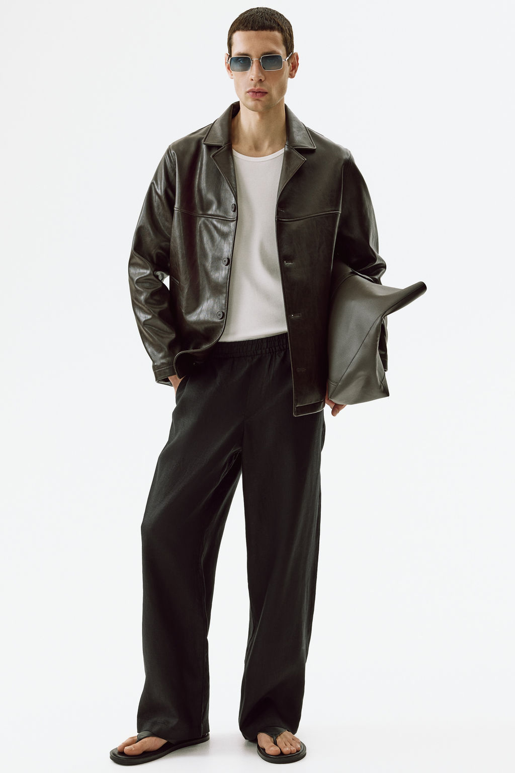 Pantal?n de lino Loose Fit - H&m фото 5