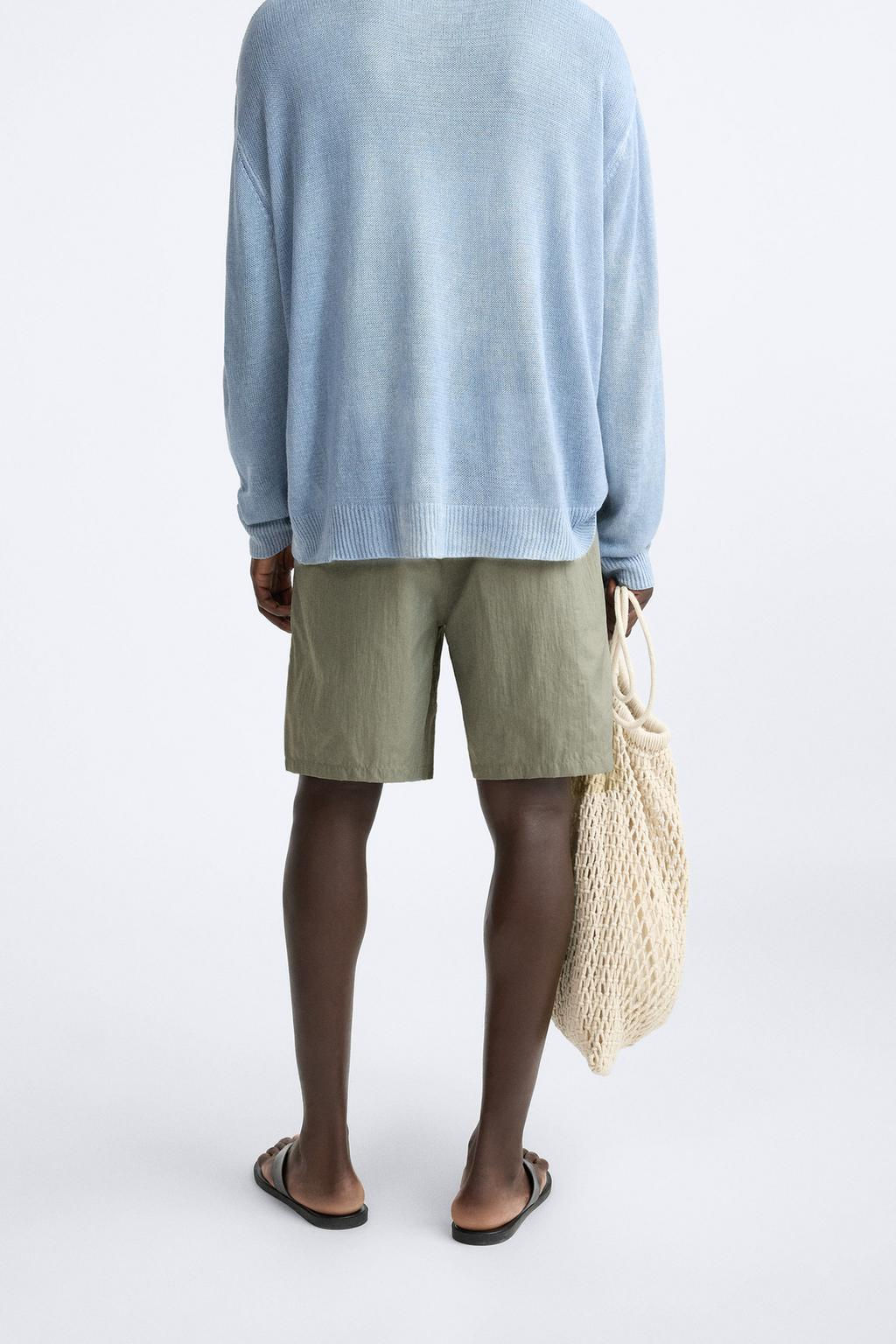 BURUSUK EFEKTLI UZUN DENIZ SORTU - Zara фото 13