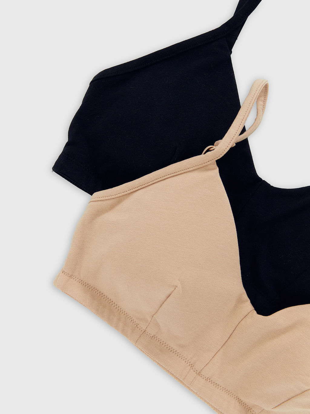 Бюстье женское набор (2 шт.) в черном и бежевом цвете черный 512388-2 - Mark formelle фото 8