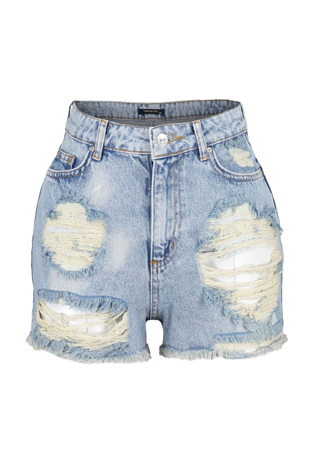 TRENDYOLMILLA Mavi Denim Plaj Sort TBESS23SR00037  фото 6