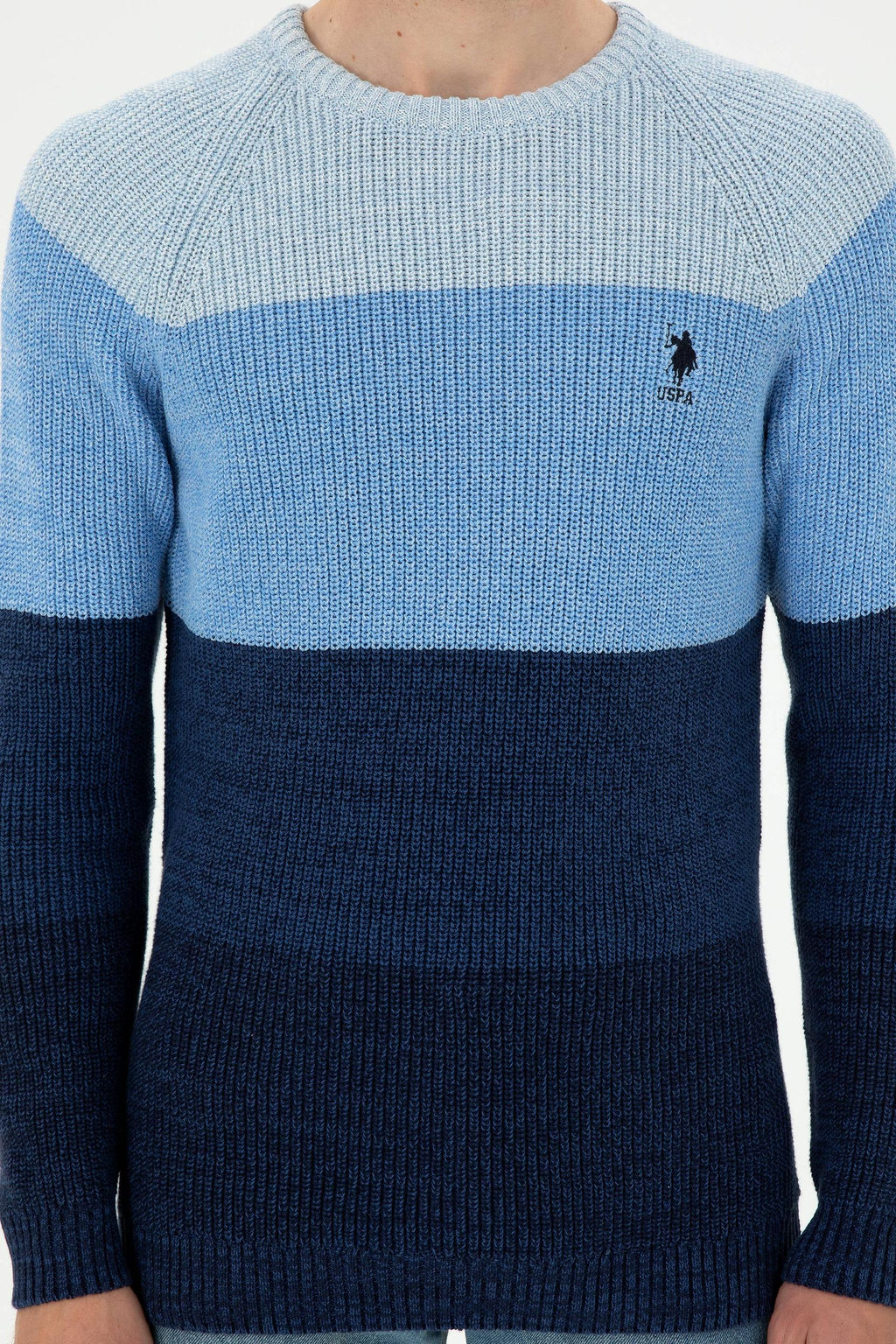 Мужской темно-синий свитер - U.s. polo assn фото 6