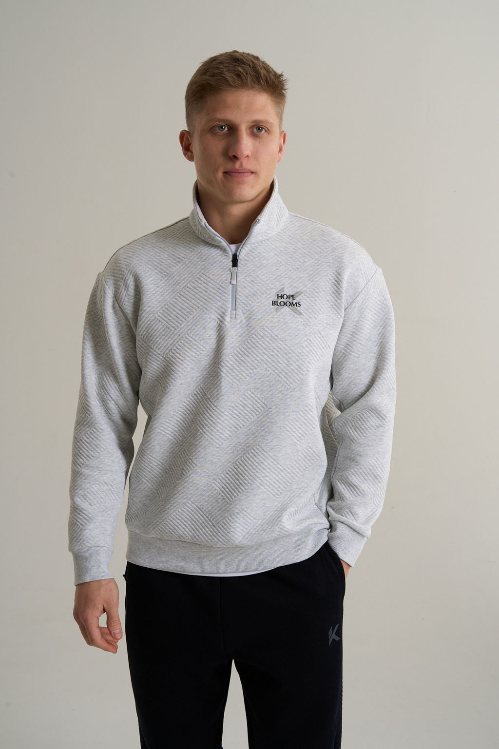 Толстовка half-zip Серый KT Sweatshirt