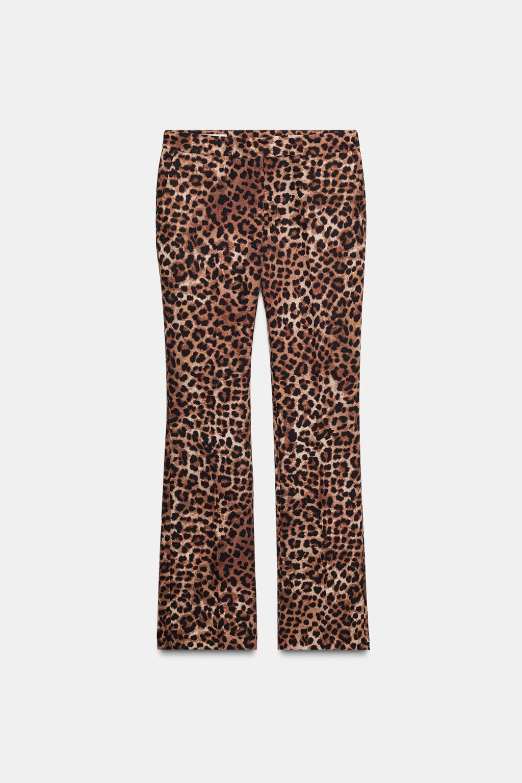 ANIMAL PRINT FLARE TROUSERS - Zara фото 8