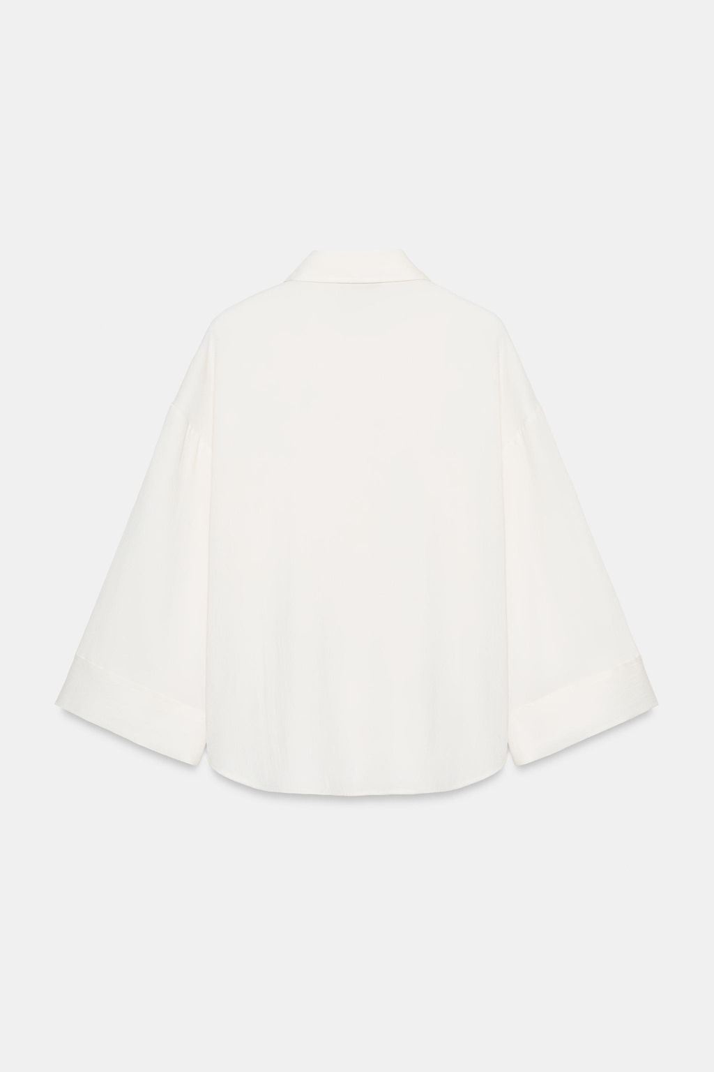 CAMISA OVERSIZE MANGA ANCHA / Crudo - Zara фото 8