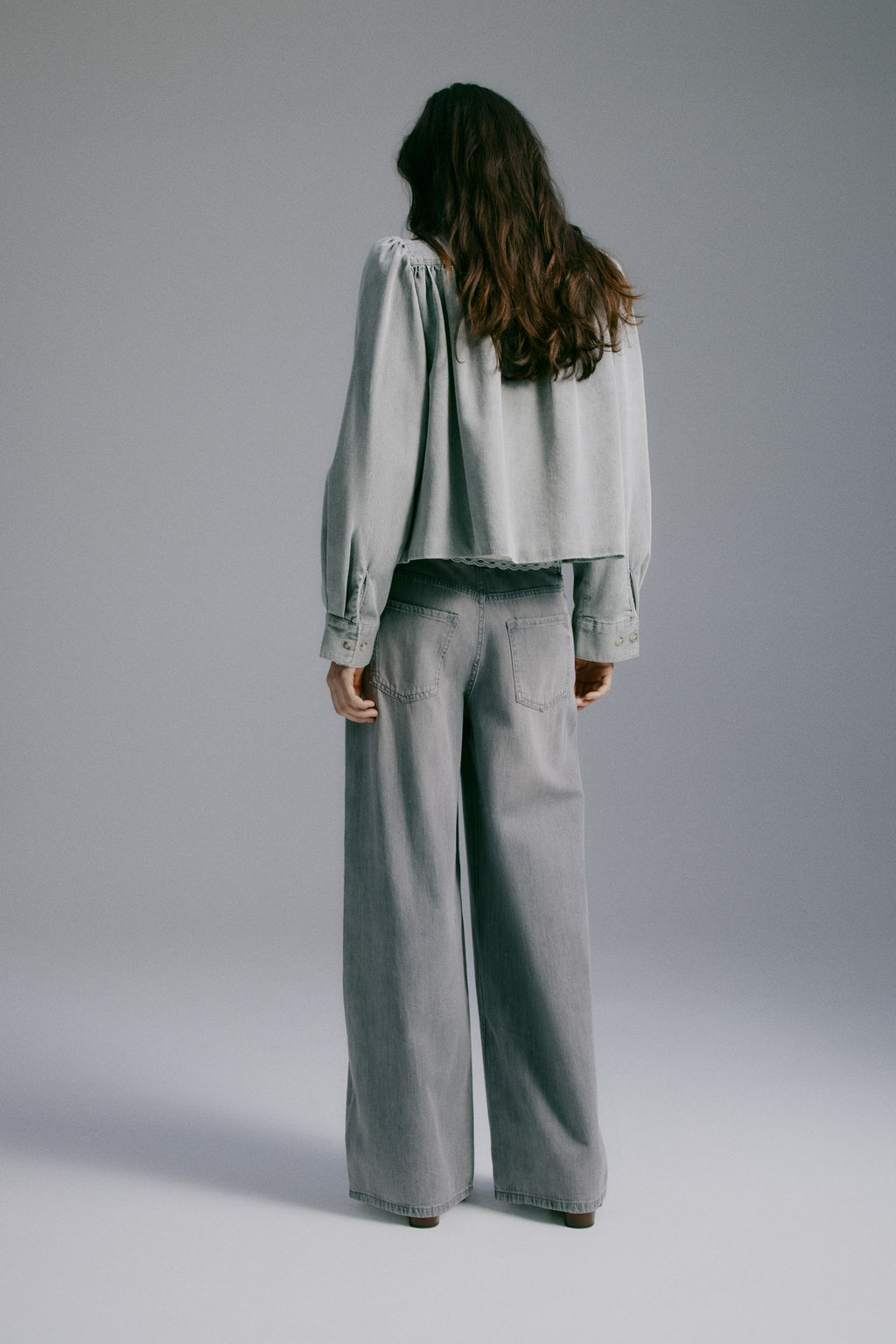 Wide Regular Waist Jeans - H&m фото 8