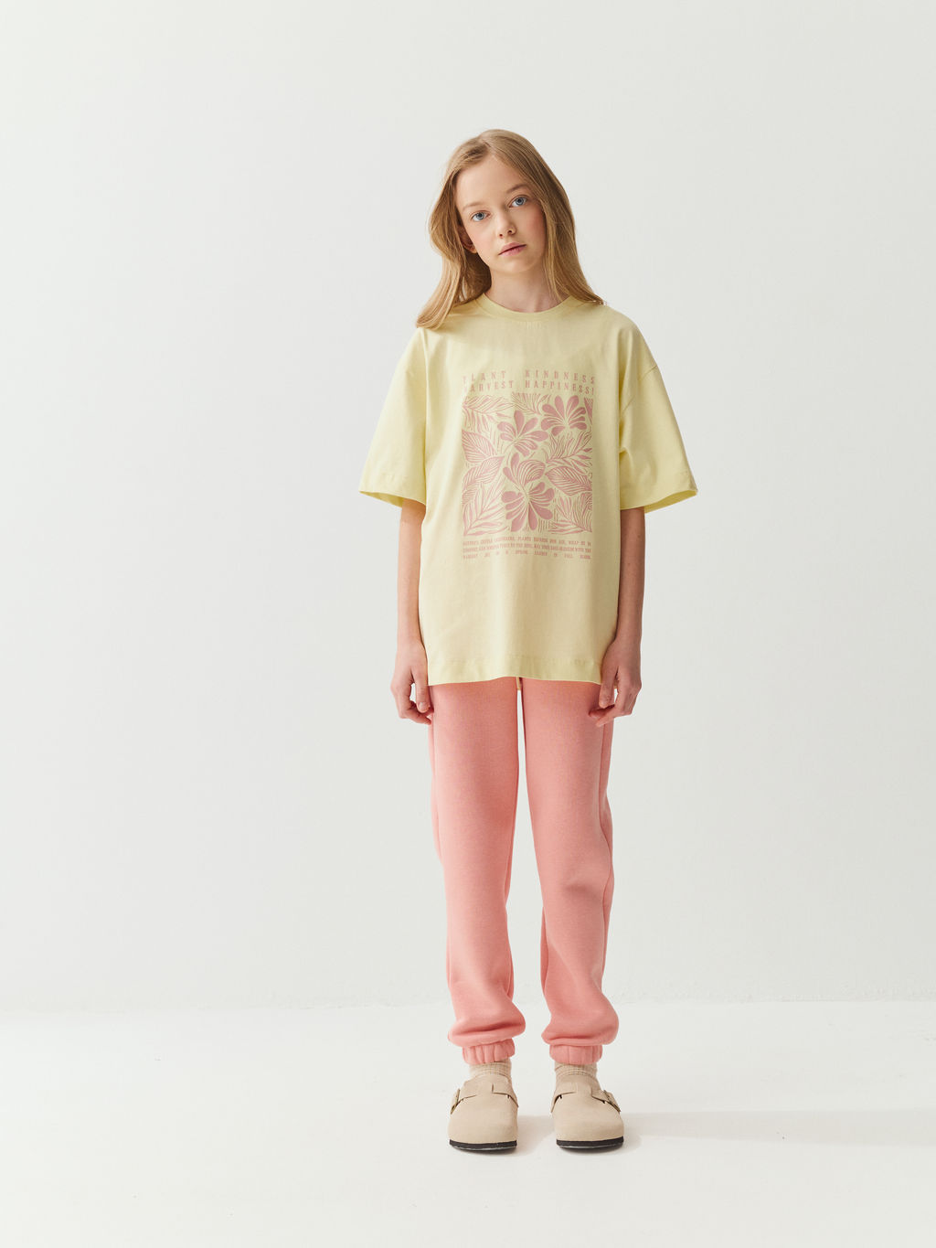 Джоггеры с карманами Роза утепленные 7+ - Bungly фото 2