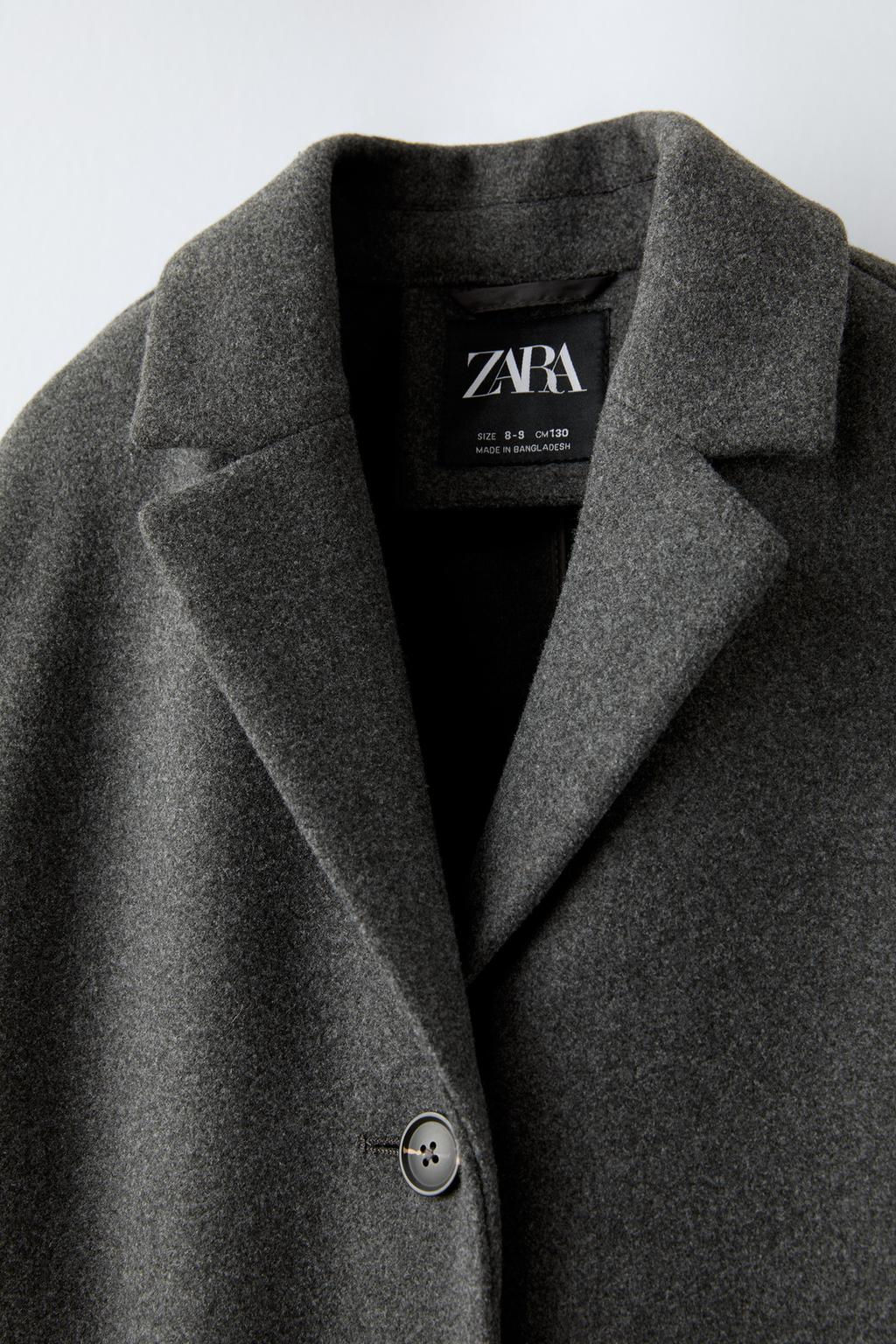 FELT TEXTURE COAT - Zara фото 4