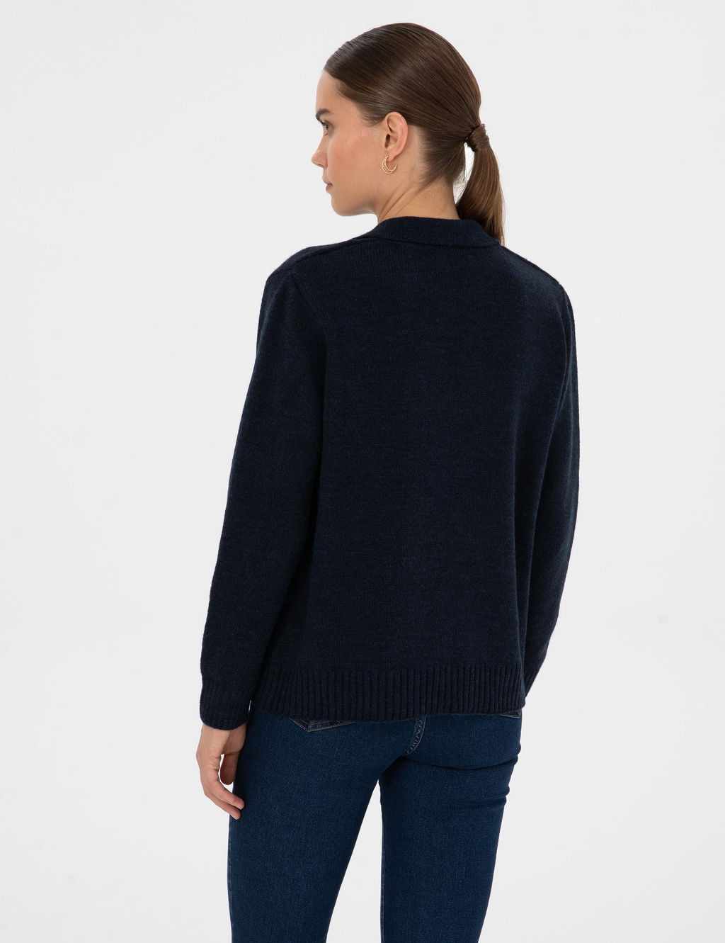 Lacivert Comfort Fit Kazak