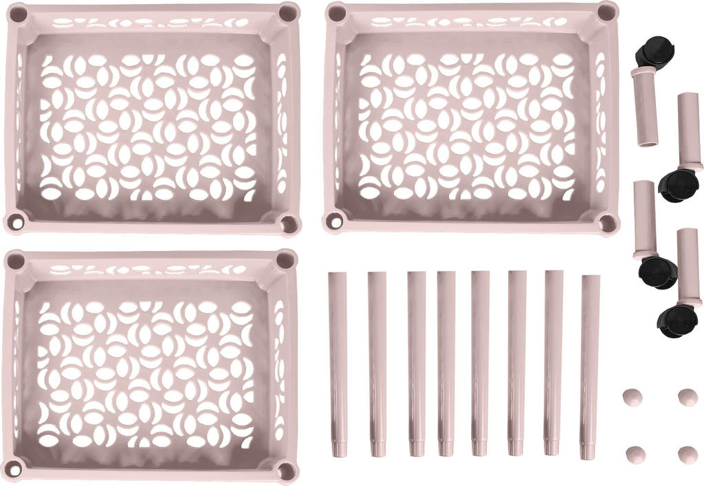 Этажерка прямоугольная 3-полки Prima/Keeplex арт. BQ2828, KL2828