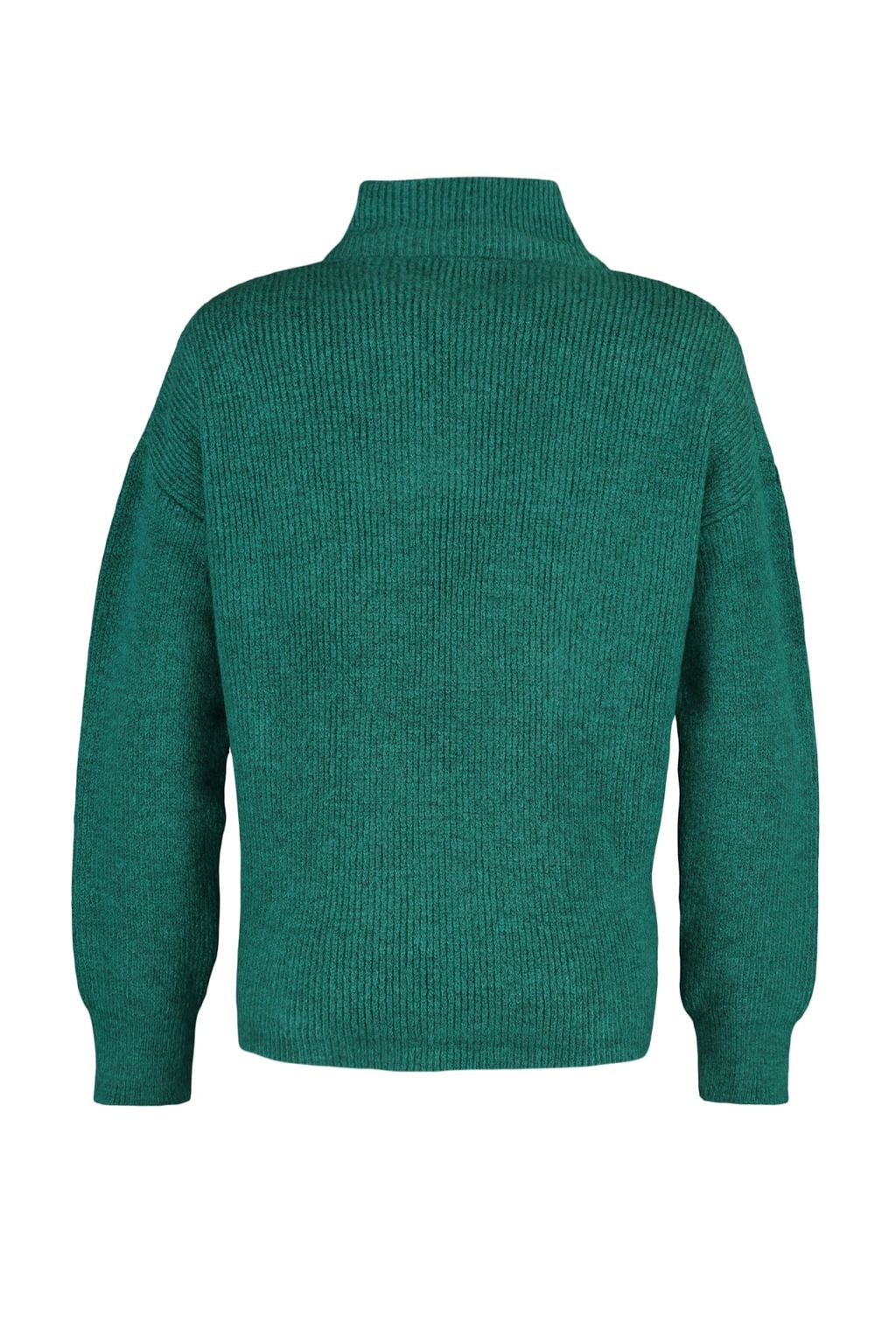 Yesil Yumusak Dokulu Fermuarl? Triko Kazak TWOAW20XS0009