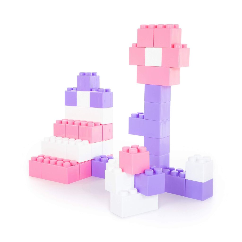 Конструктор строительный XXL, 45 элементов (v2) + соединитель (45 элементов) - Полесье фото 5