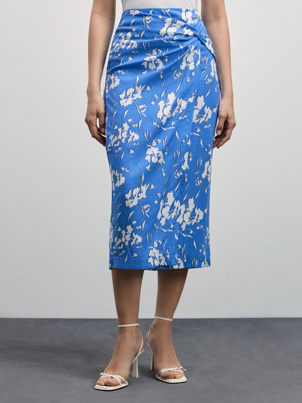 Миди юбка на запах / Zarina фото 2