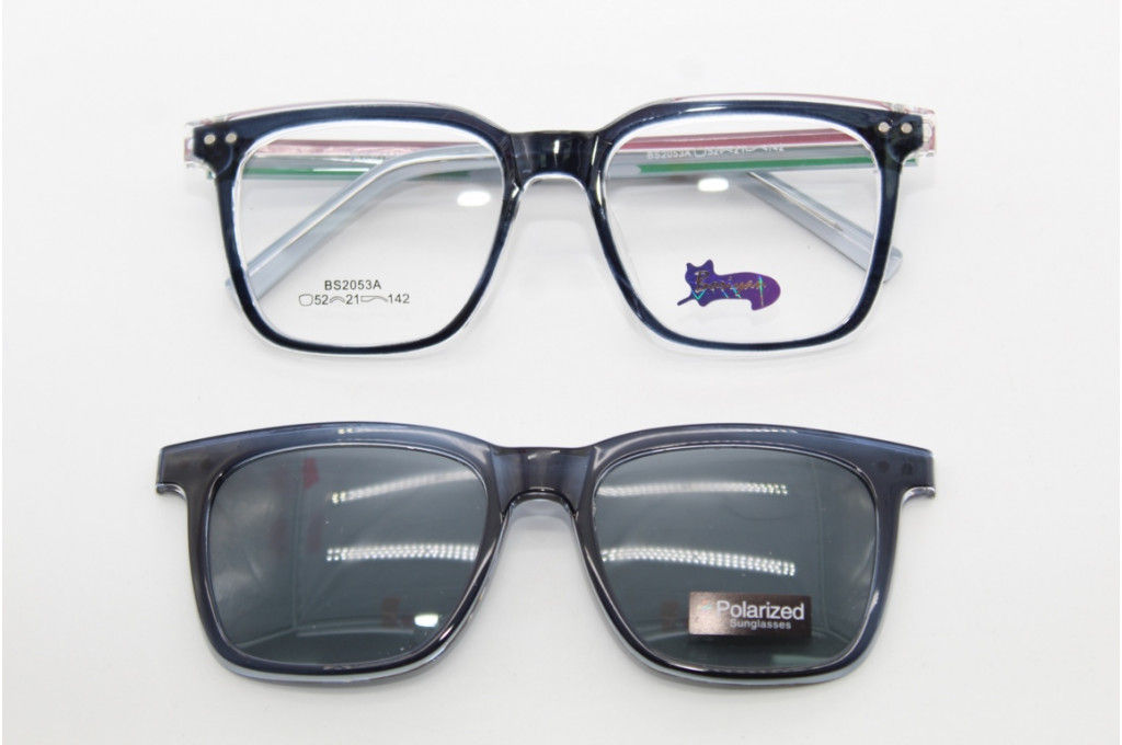 Оправа Bosiyan 2053 52-21-142 C4 с насадкой Polarized
