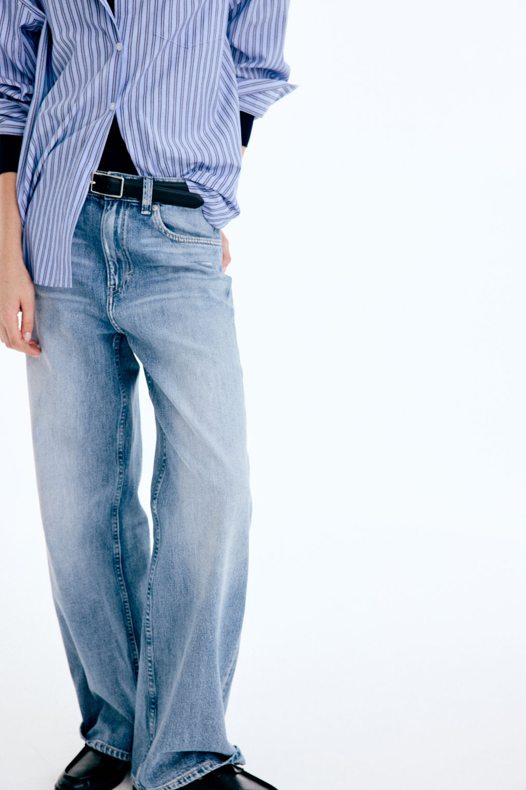 Wide High Jeans - H&m фото 9