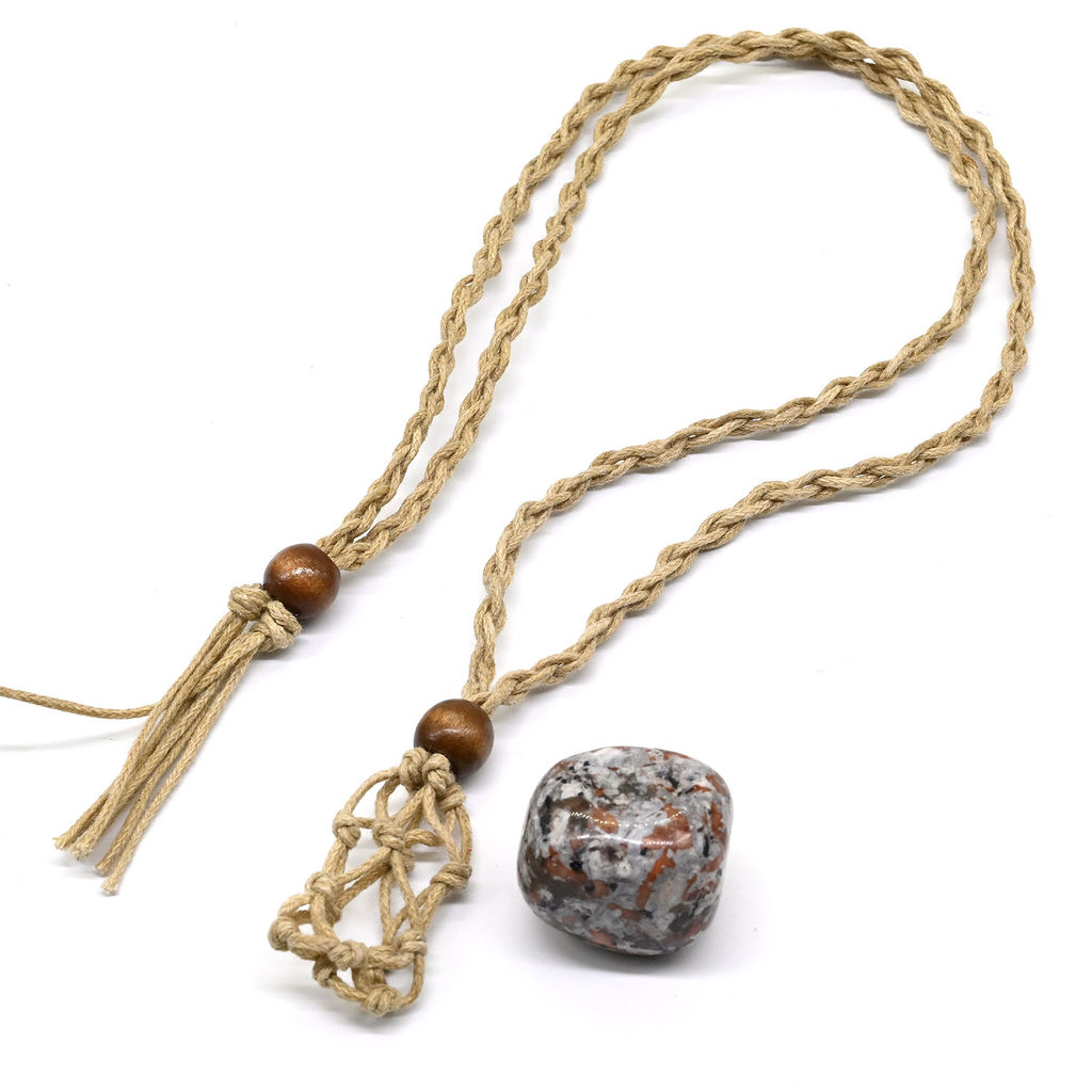 Плетёная сетка для кулонов цвет мокко, 70см