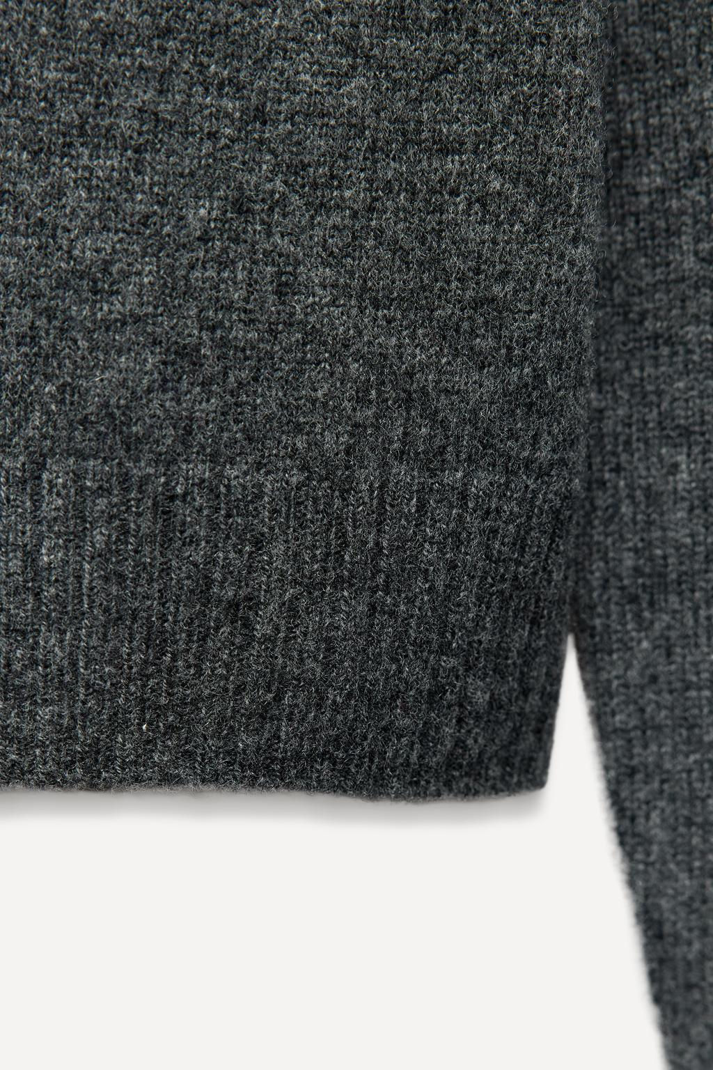 100% WOOL BASIC CARDIGAN - Zara фото 21