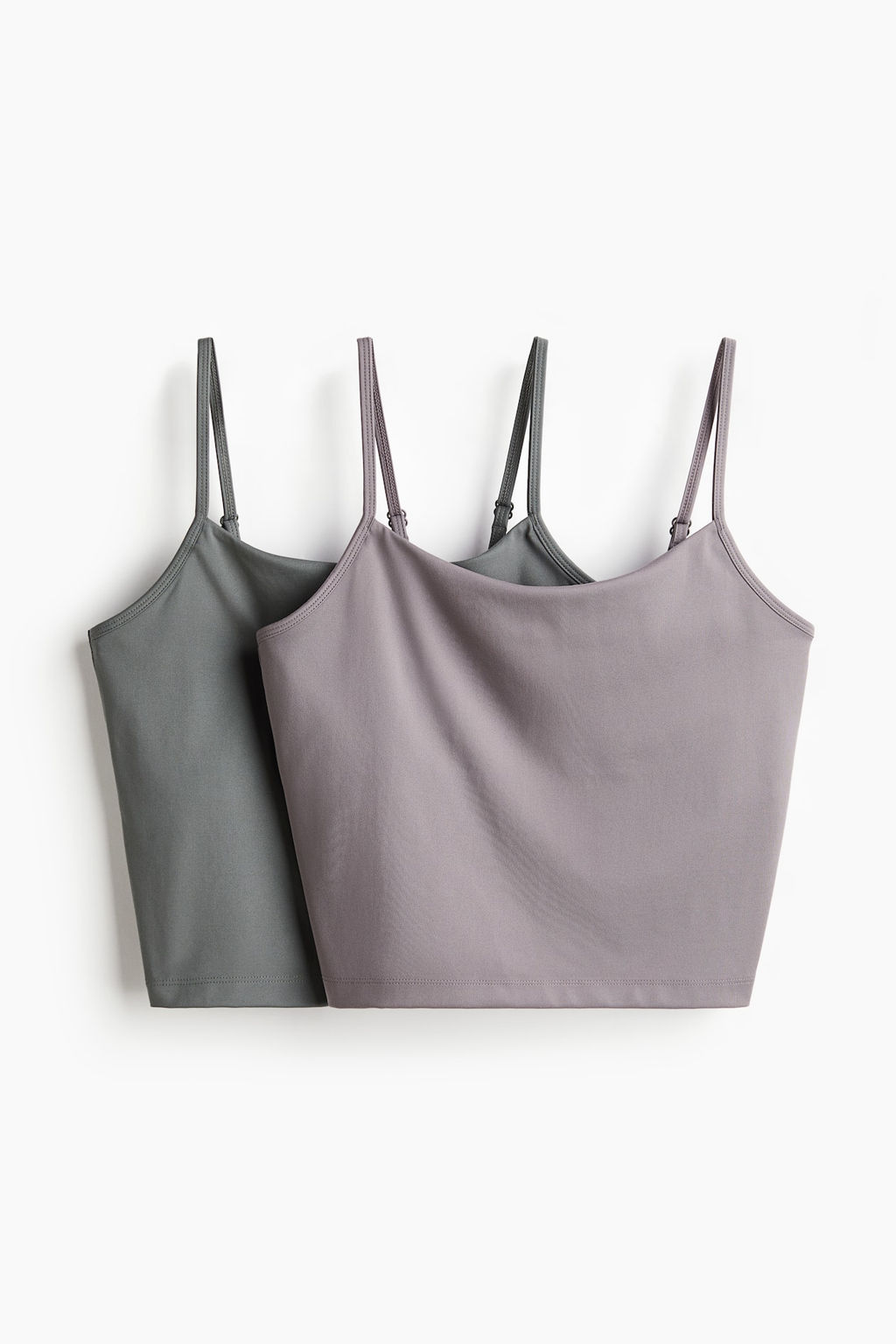 Pack de 2 tops de deporte con sujetador