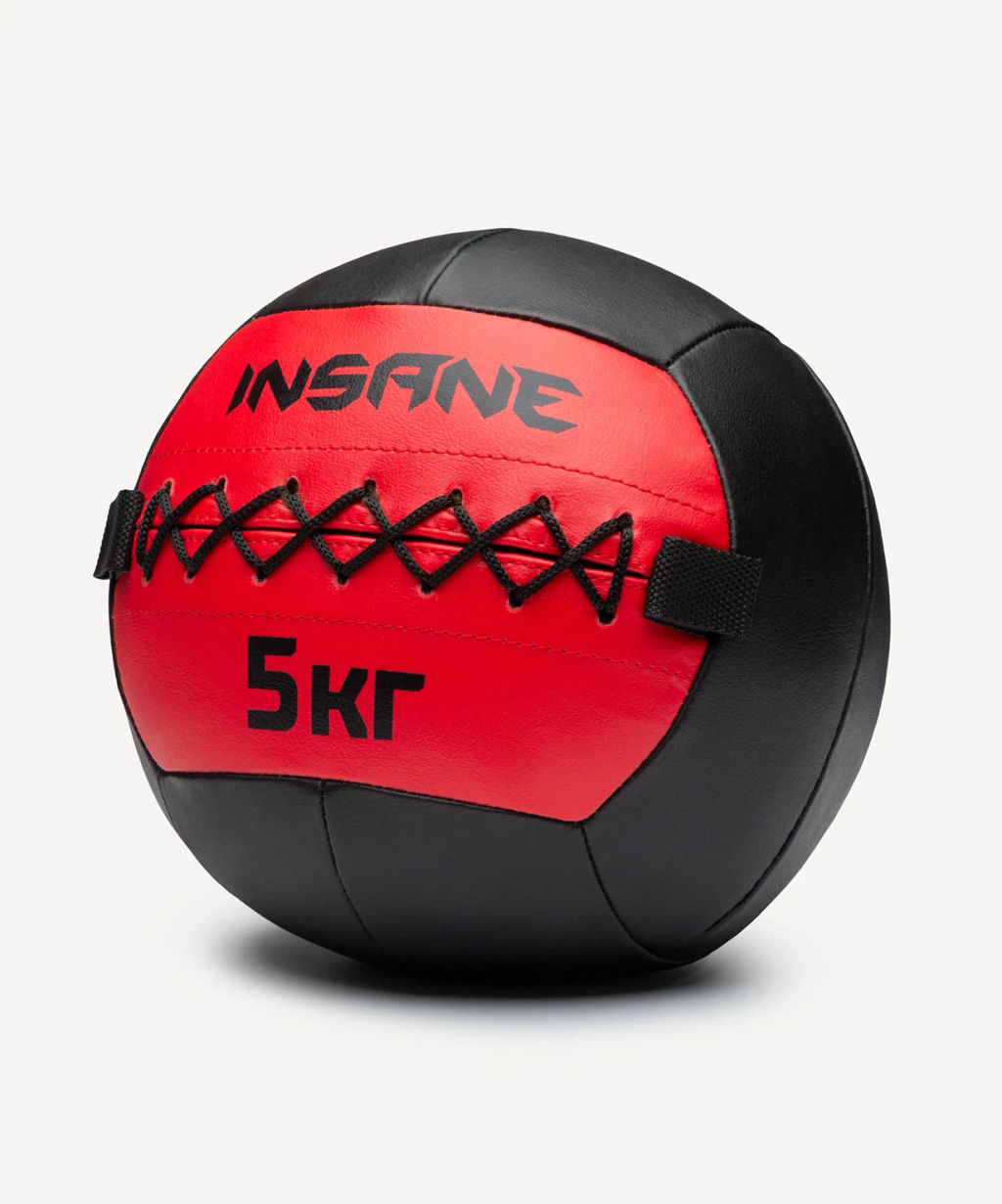 Медбол INSANE IN24-WB100 5 кг, красный  фото 3