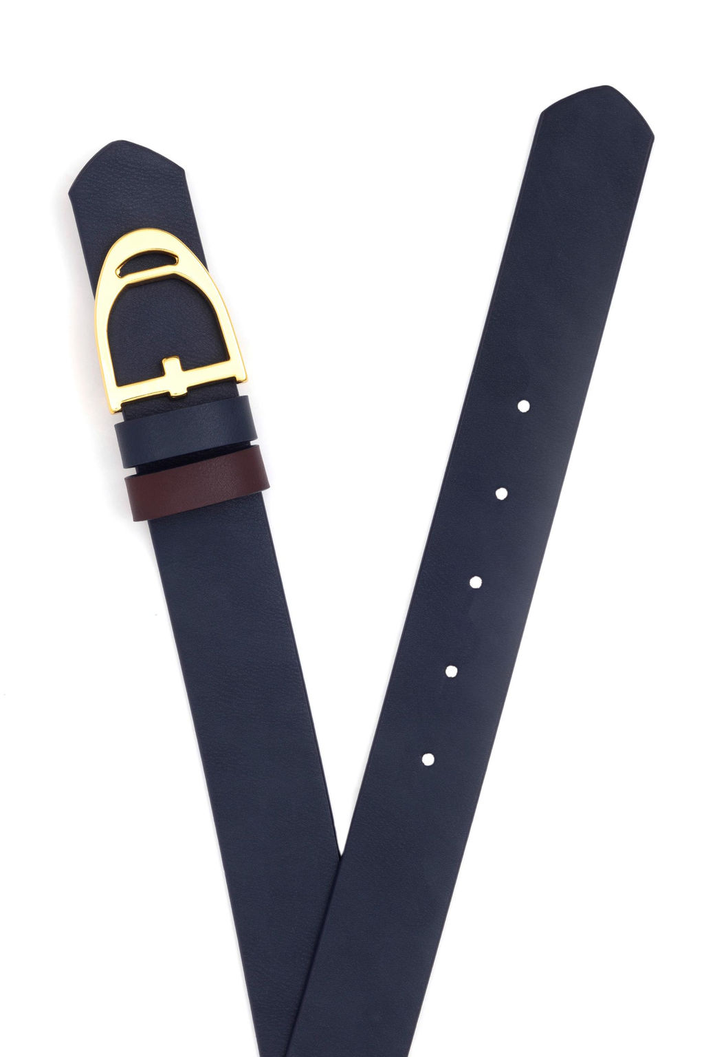 Женский темно-синий ремень