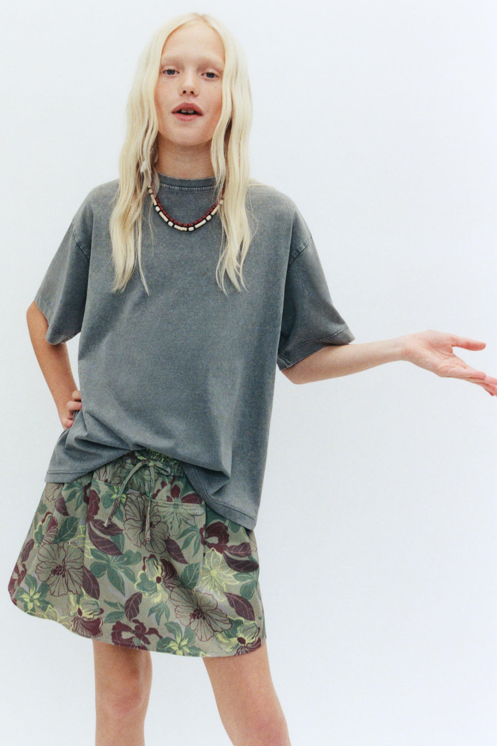 FADED-EFFECT T-SHIRT - Zara фото 4