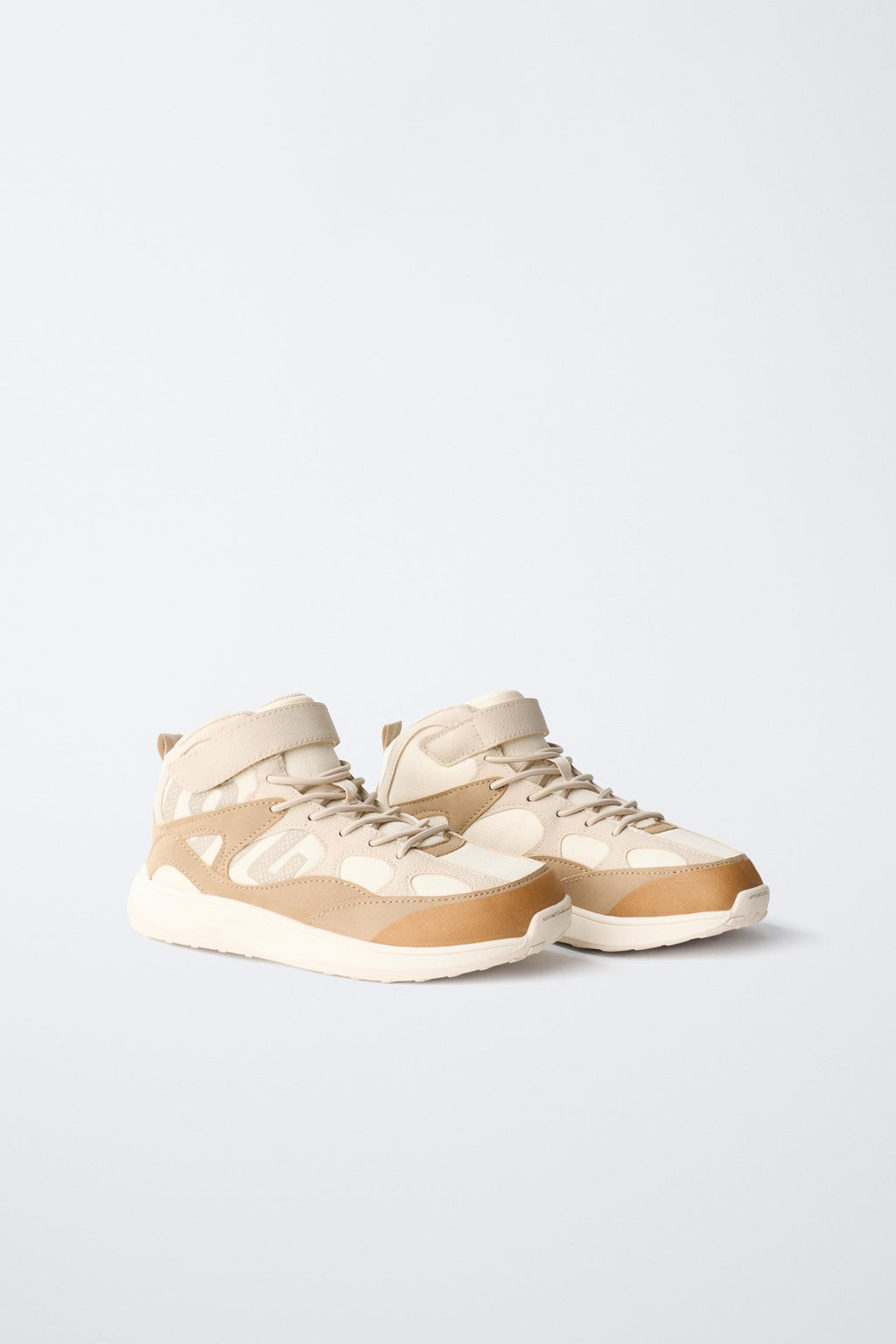 CONTRAST HIGH-TOP SNEAKERS - Zara фото 4