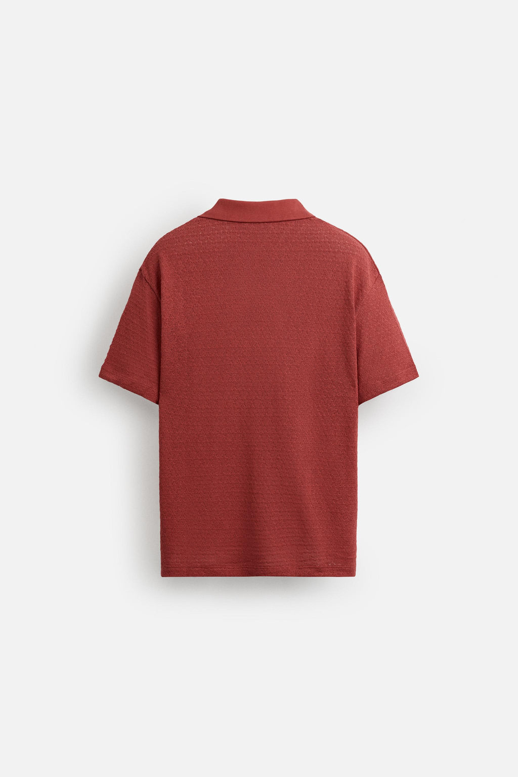 GEOMETRIC JACQUARD POLO SHIRT - Zara фото 7