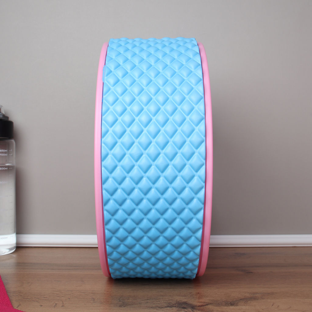 Колесо для йоги и пилатеса массажное 30Х10 / MYW-30BP / голубой / уп10 - Галеонтрейд фото 8