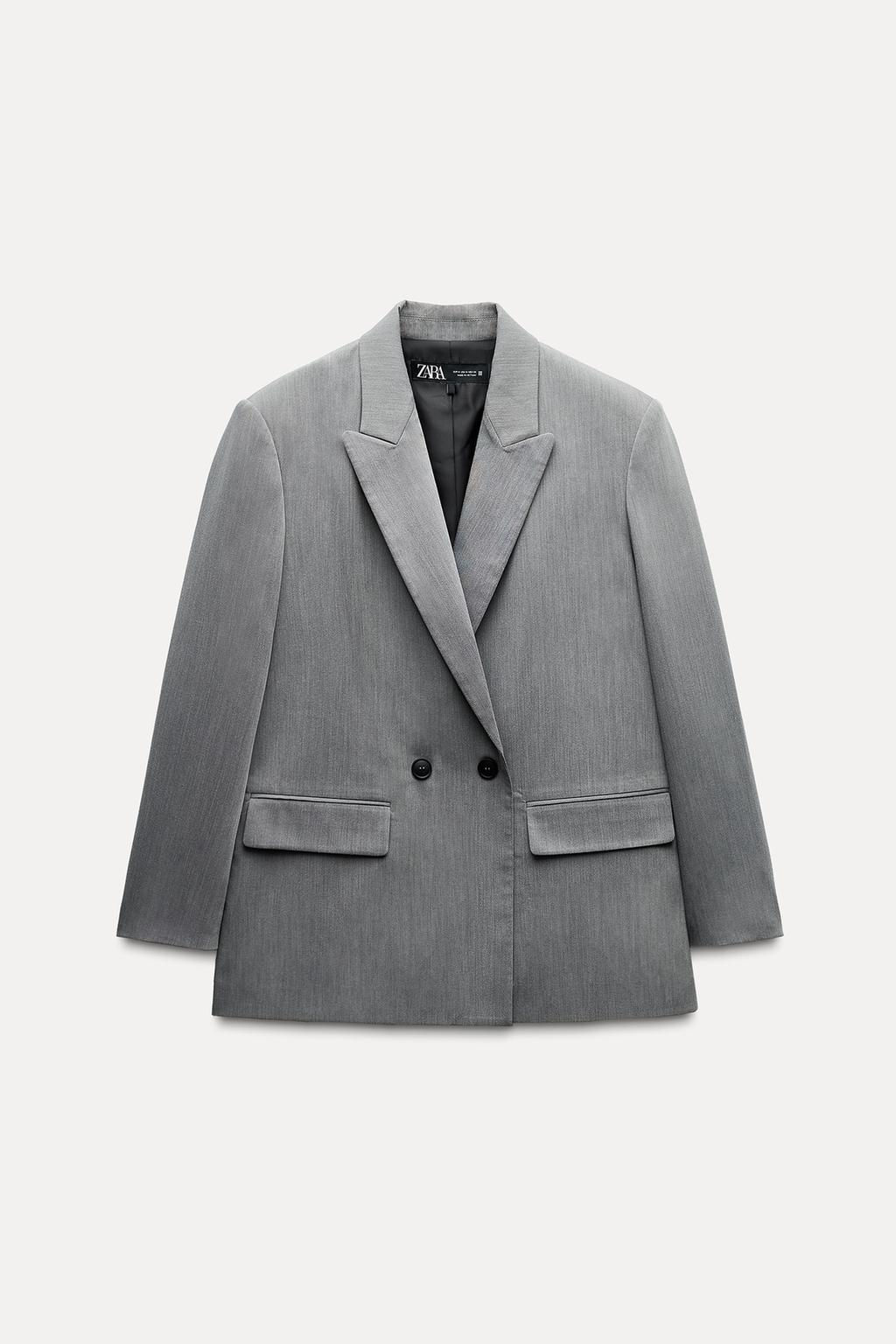 OVERSIZED DOUBLE-BREASTED BLAZER - Zara фото 20
