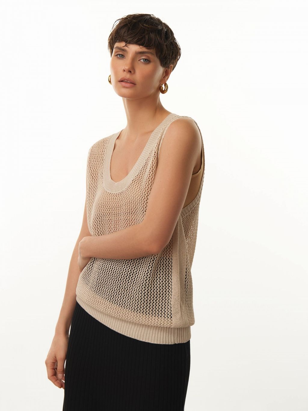 Conso/KM 230788 - beige Топ женский