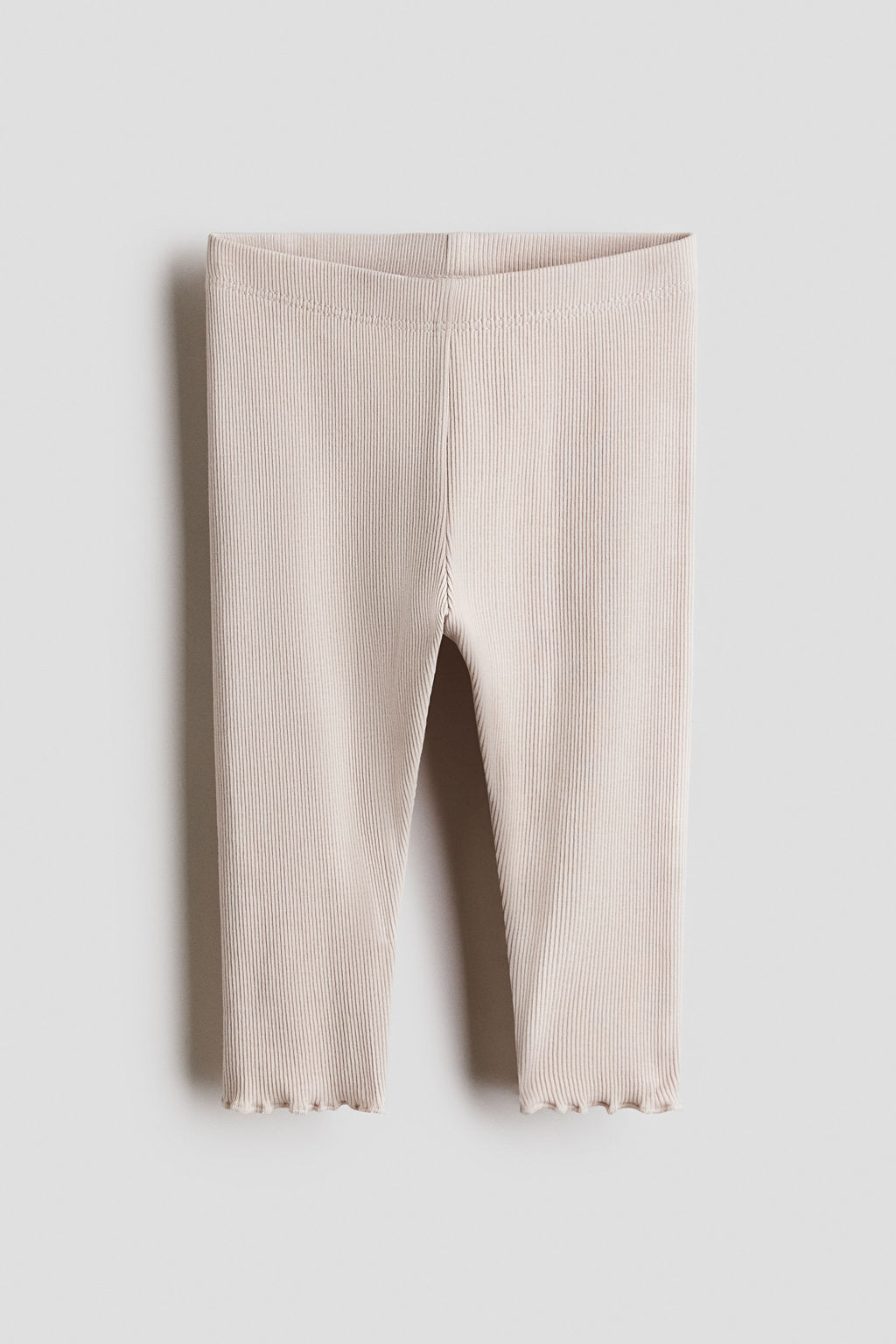 Leggings de algod?n acanalado