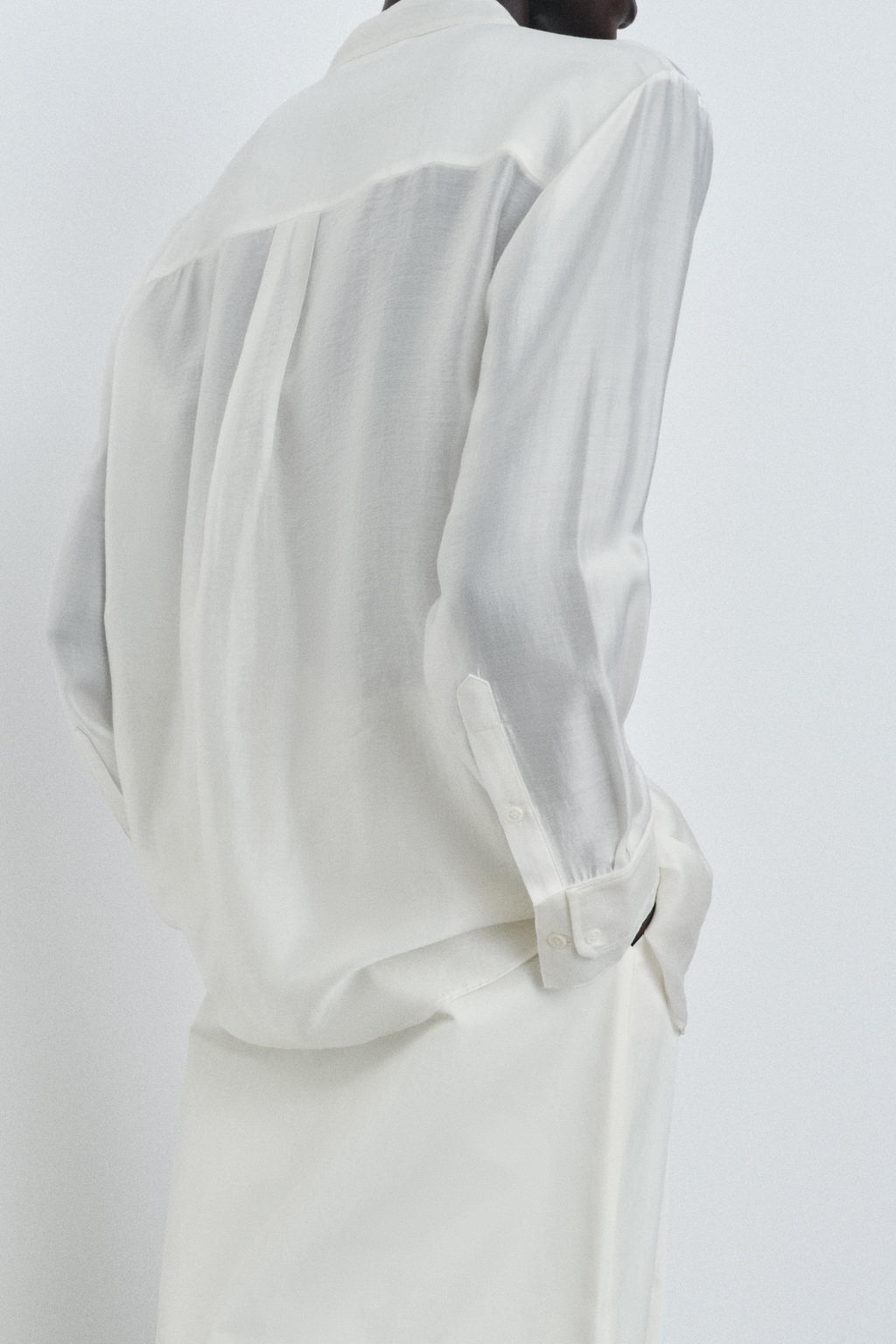 ZW COLLECTION FLOWING SHIRT - Zara фото 3