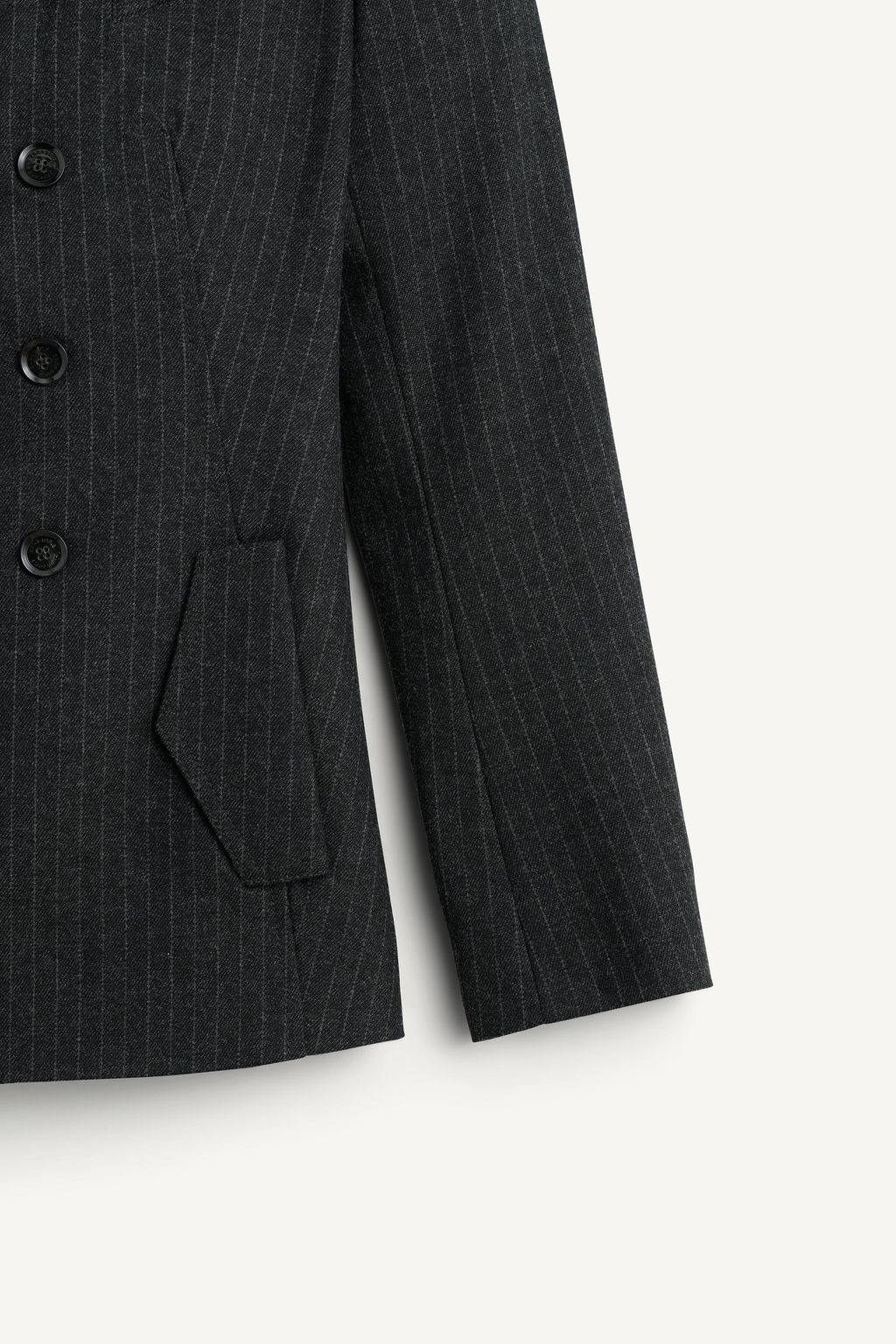 STRUCTURED STRIPED BLAZER - Zara фото 8